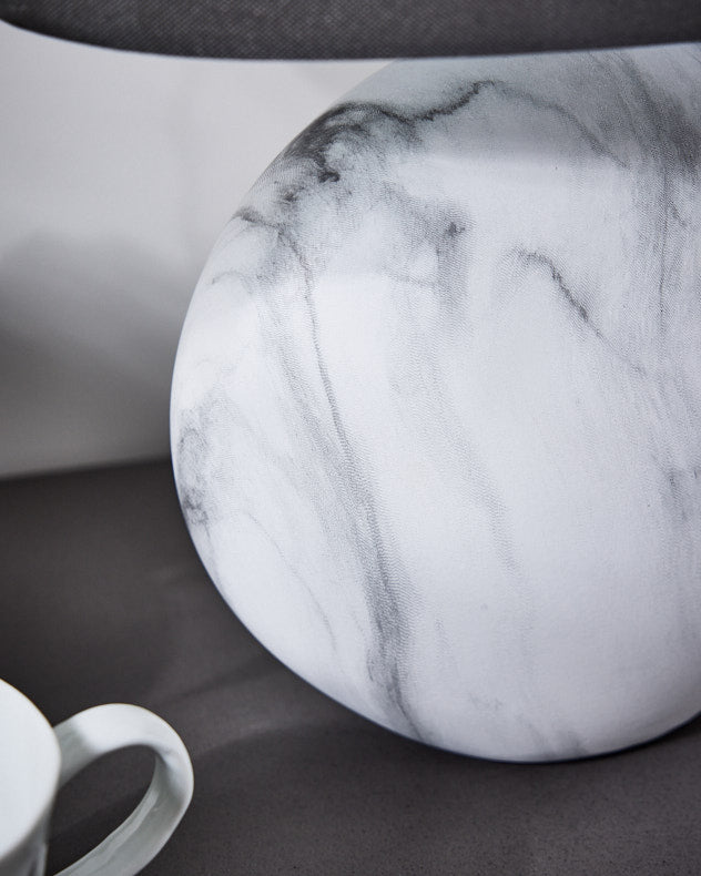Vermont Marble Effect Ceramic Table Lamp