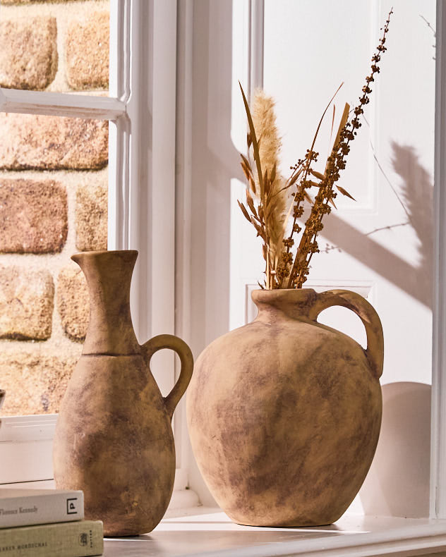 Grecian Style Terracotta Vase