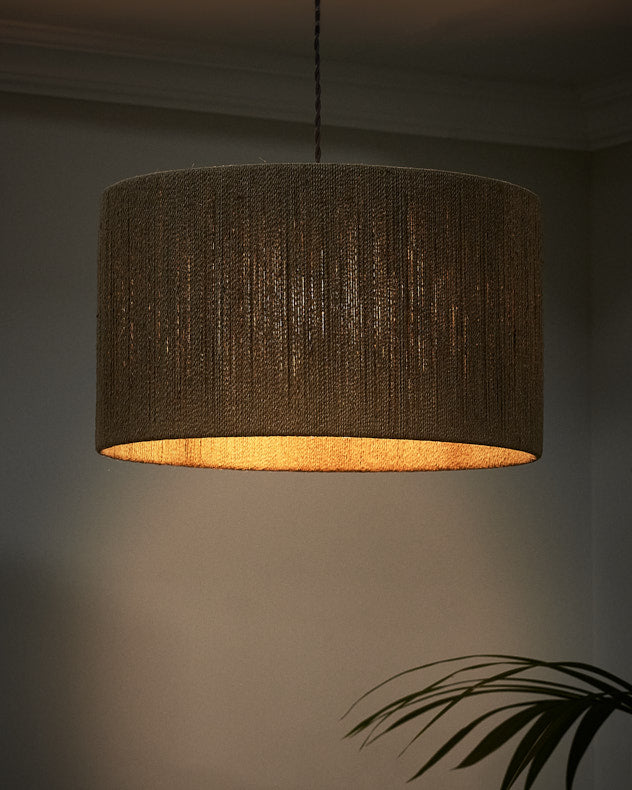 24 drum outlet pendant light