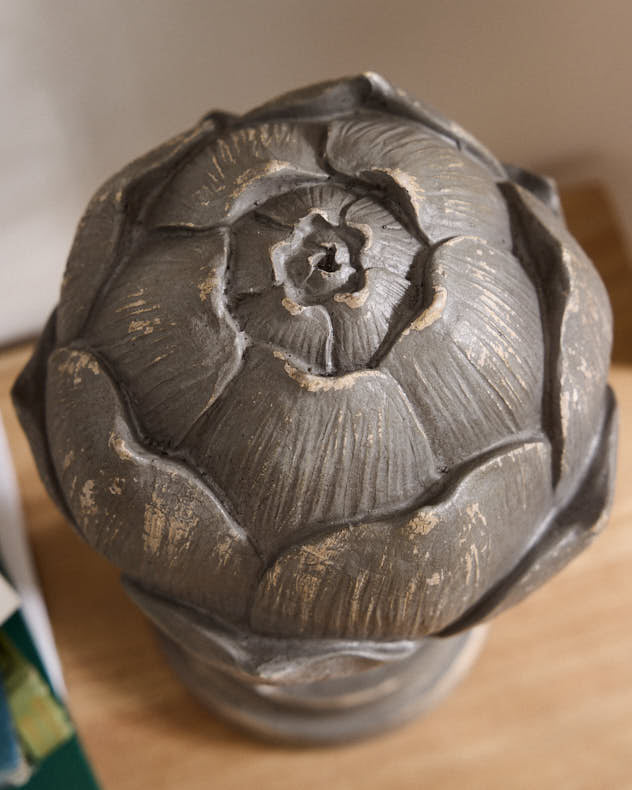 Distressed Artichoke Ornament