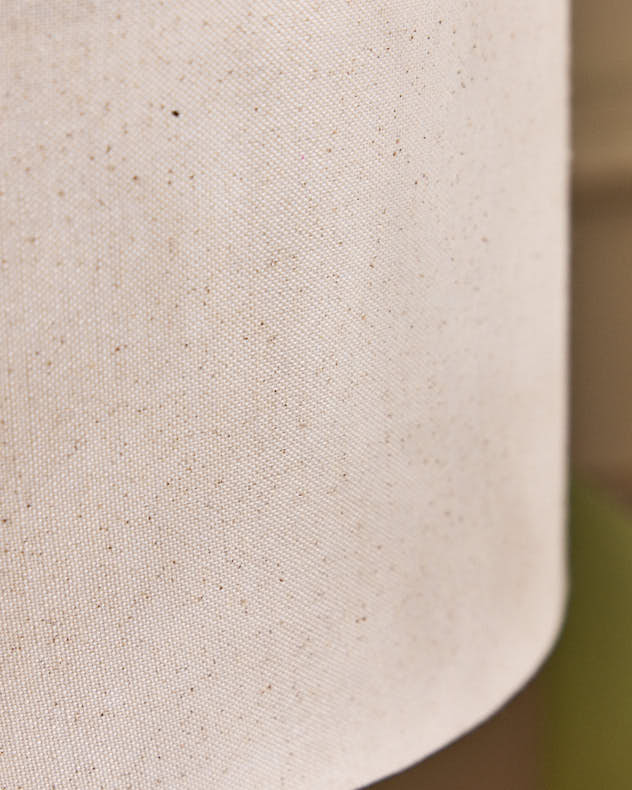 Table Lamps - Dimpled White Ceramic Table Lamp