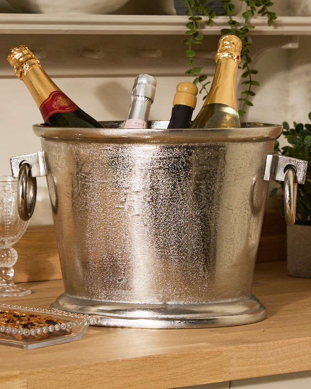 Aluminium Footed Ice Bucket