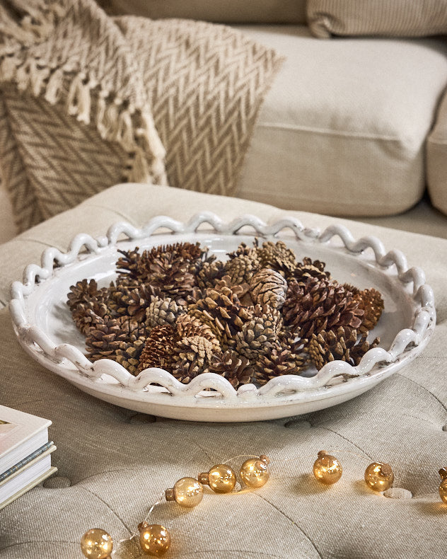 Ceramic Wave Potpourri Dish