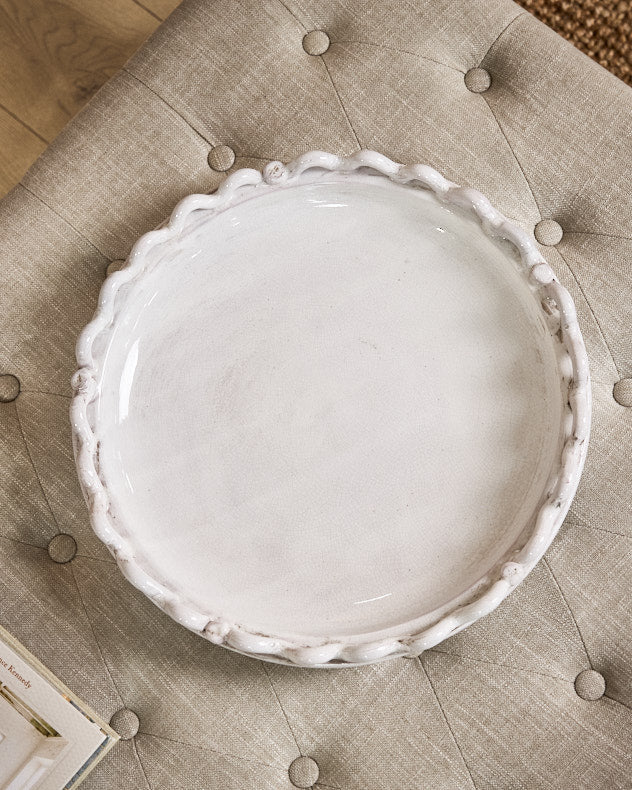 Ceramic Wave Potpourri Dish