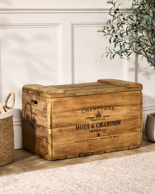 Wooden Champagne Trunk