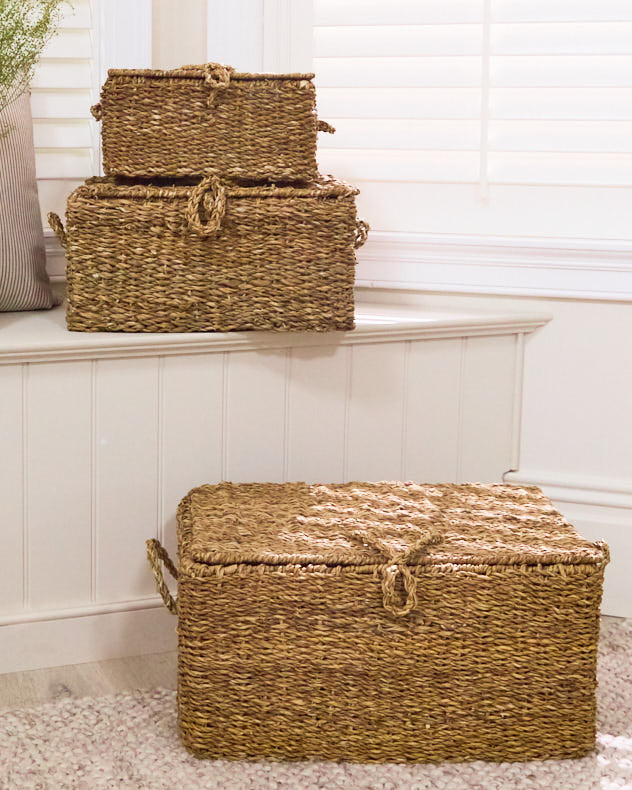 Set of 3 Seagrass Baskets