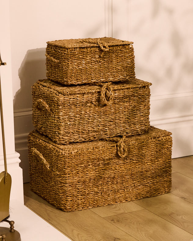 Set of 3 Seagrass Baskets