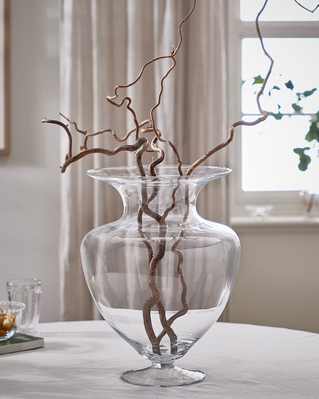 Leverton Clear Glass Vase