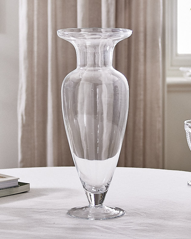Amberley Clear Glass Tall Vase
