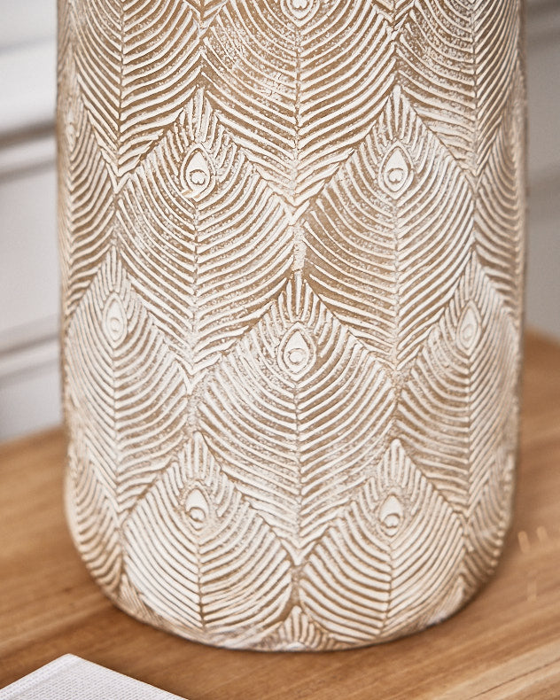 Ancroft Matt Embossed Ceramic Vase
