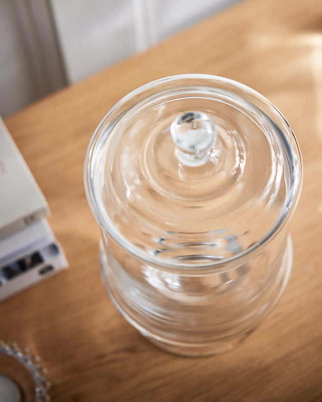 Ivybridge Clear Glass Decorative Jar
