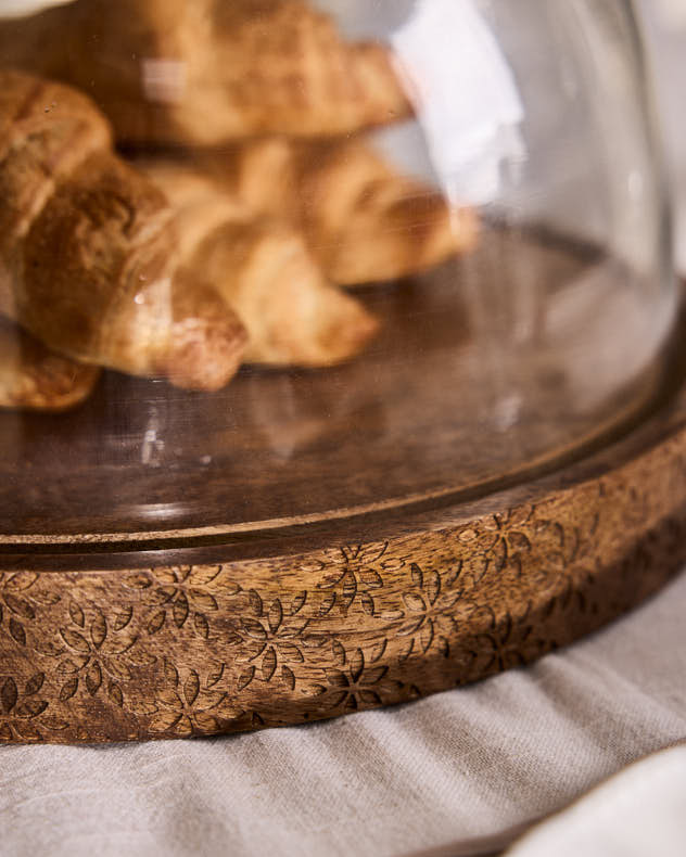 Mango Wood Cake Platter