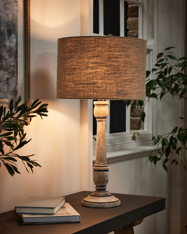 Avon Vintage Wooden Table Lamp
