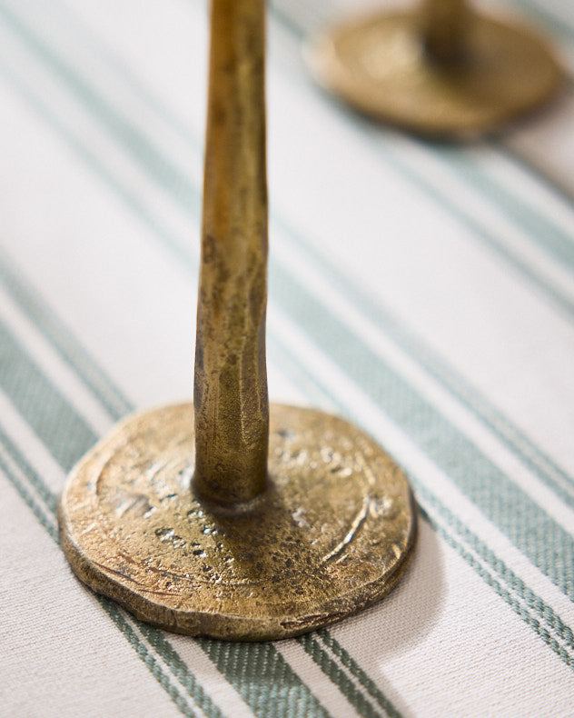 Tyndale Antique Brass Candlestick