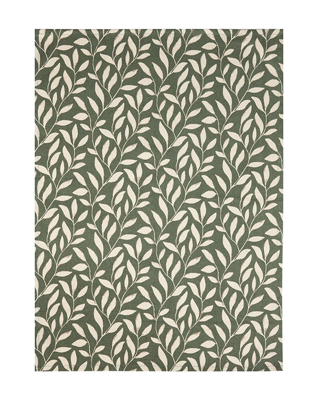 Green Leaf Cotton Tea Towel