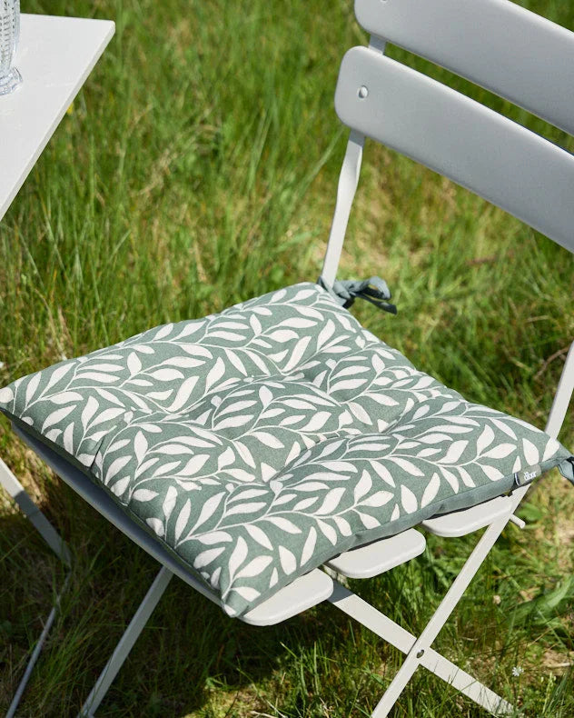 Green Leaf Cotton Seat Pads