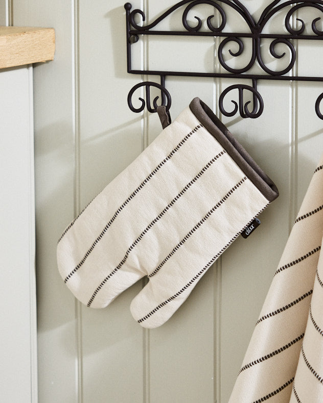 French Stripe Cotton Oven Glove