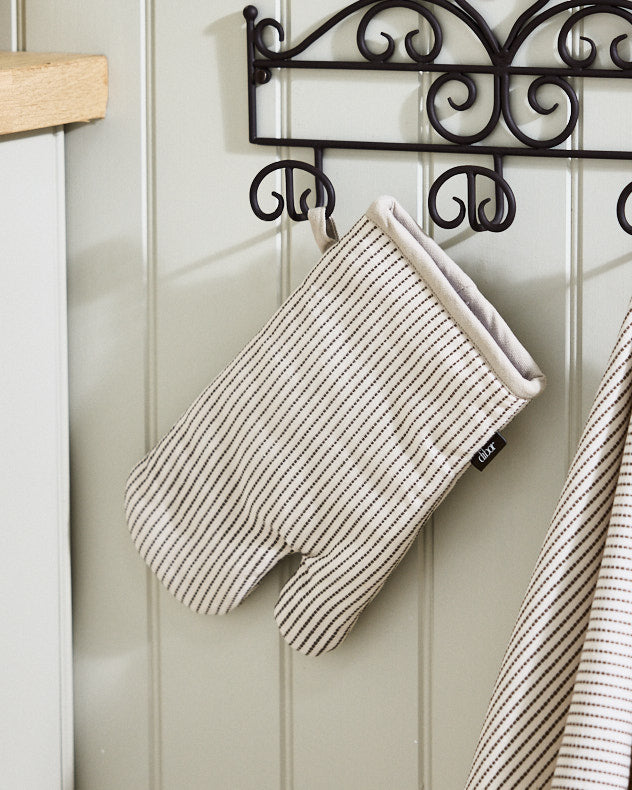 Ticking Stripe Cotton Oven Glove