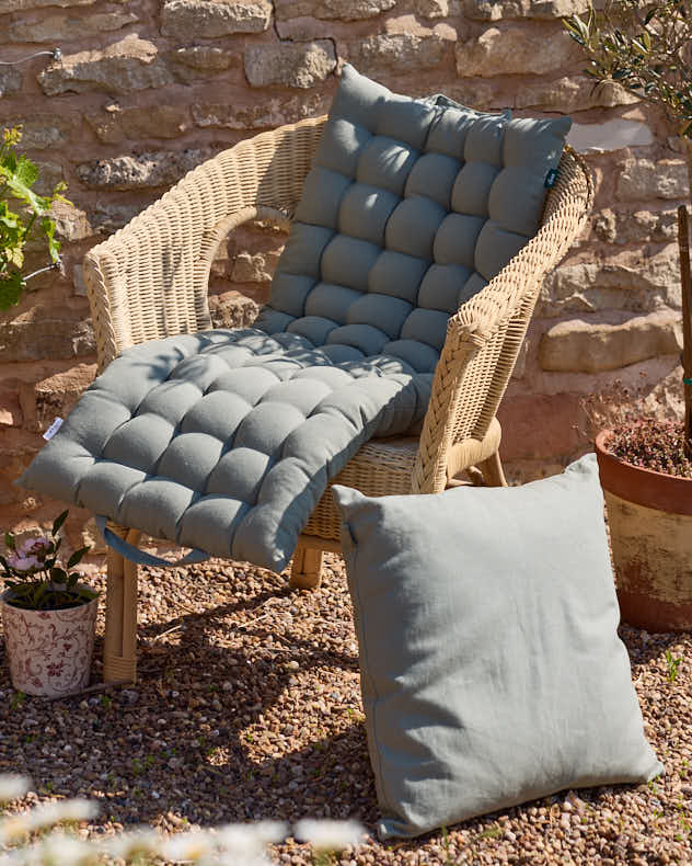 Olive Green Garden Cushions