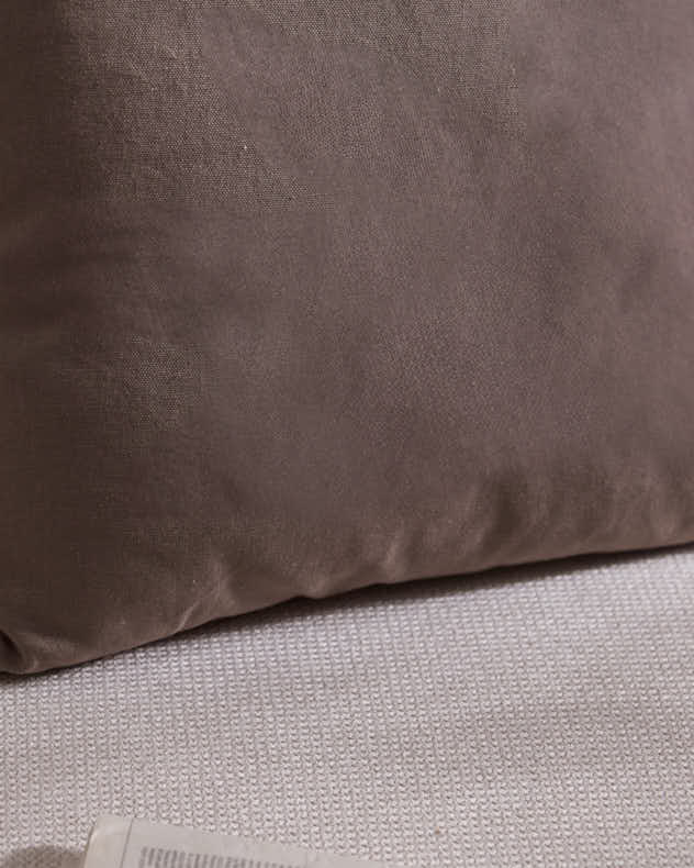 Mocha Cotton Cushion