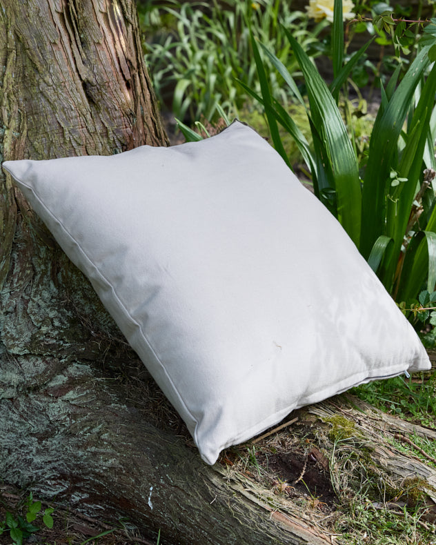 Ecru Cotton Cushion