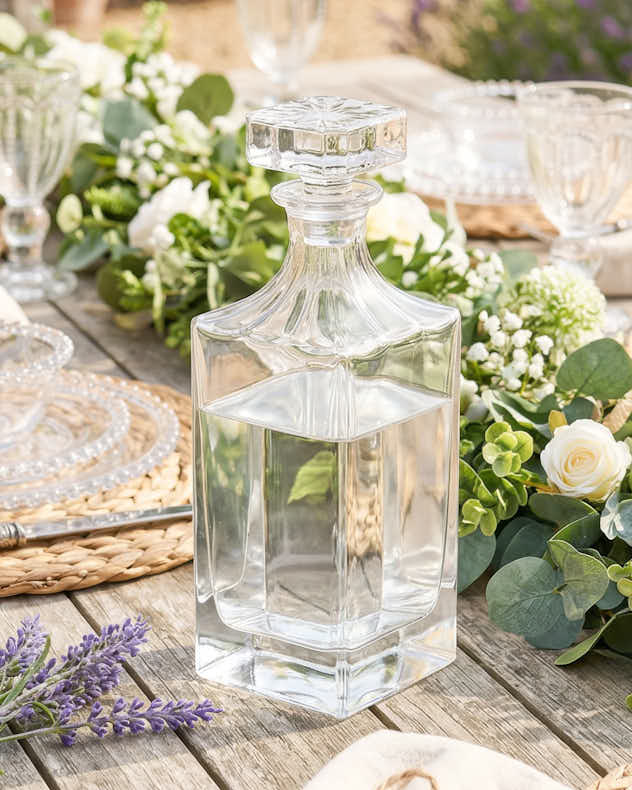 Clear Glass Decanters - Luxury Traditional Decanter