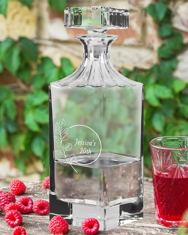 Personalised Milestone Birthday Decanter