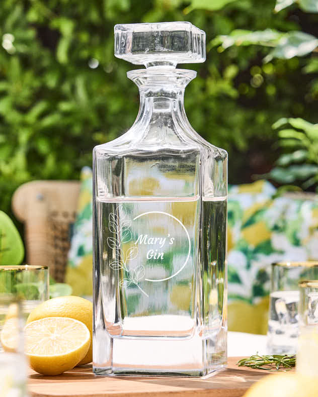 Personalised Botanical Decanter