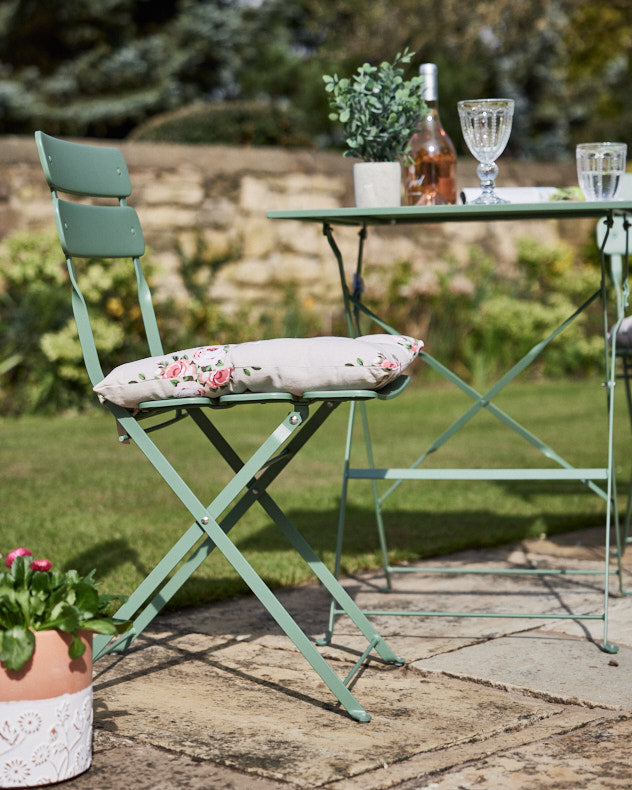 Country Floral Outdoor Seat Pad