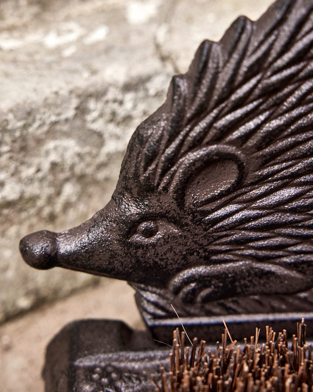 Cast Iron Hedgehog Boot Brush