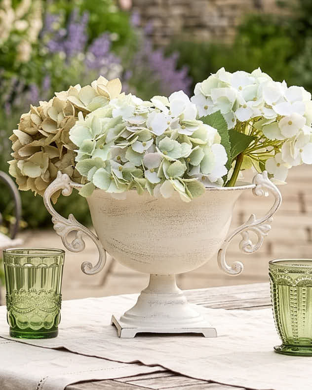 Duras Cream Ornate Urn Planter
