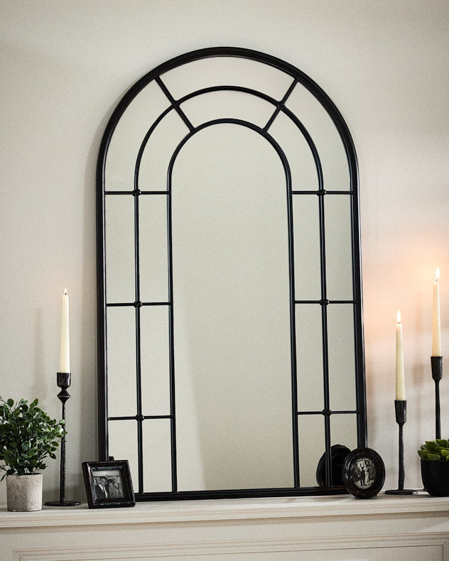 Canet Black Tall Indoor Mirror