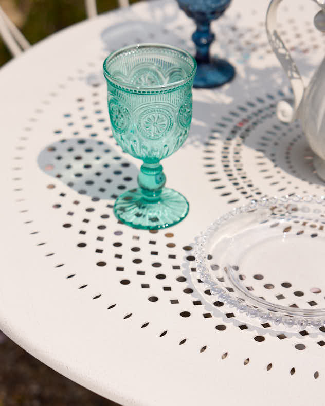 Amelie Four Person Iron Bistro Set