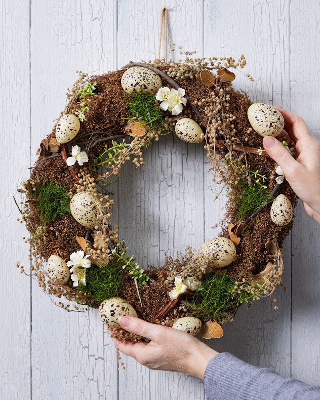Rustic Natural Easter Wreath