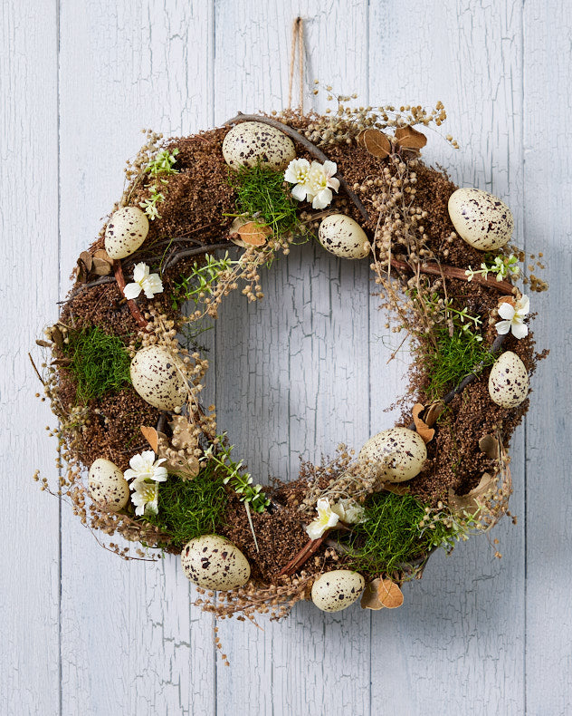Rustic Natural Easter Wreath