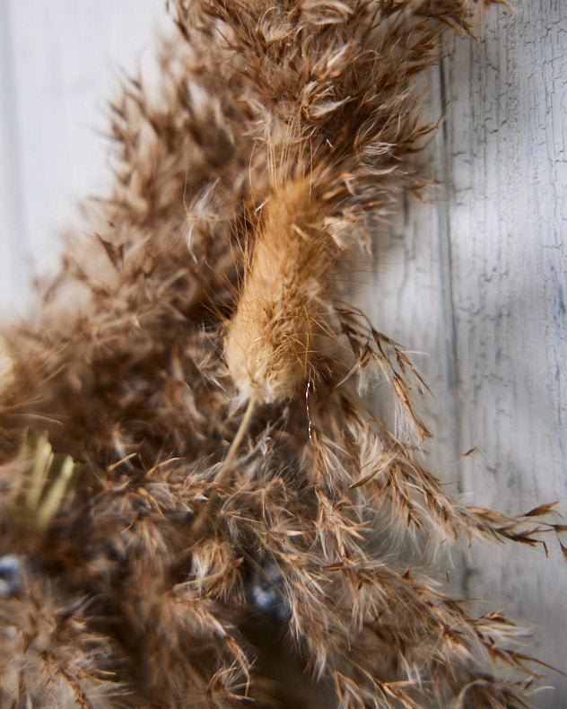 Dried Flowers Half Wreath