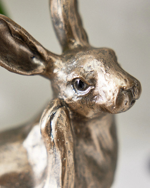 Ornaments - Bronze Scratching Hare Ornament