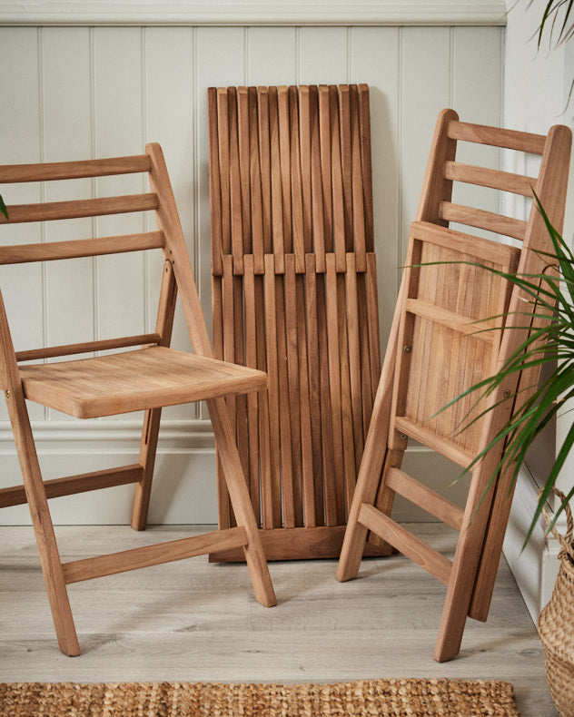 3 Piece Wooden Garden Bistro Set packed
