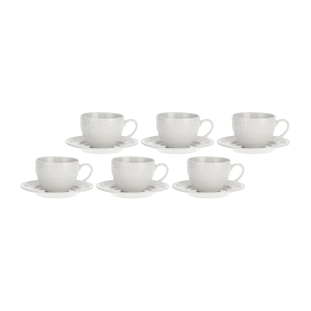 Set of 6 Alskar Bone China Coffee Cups