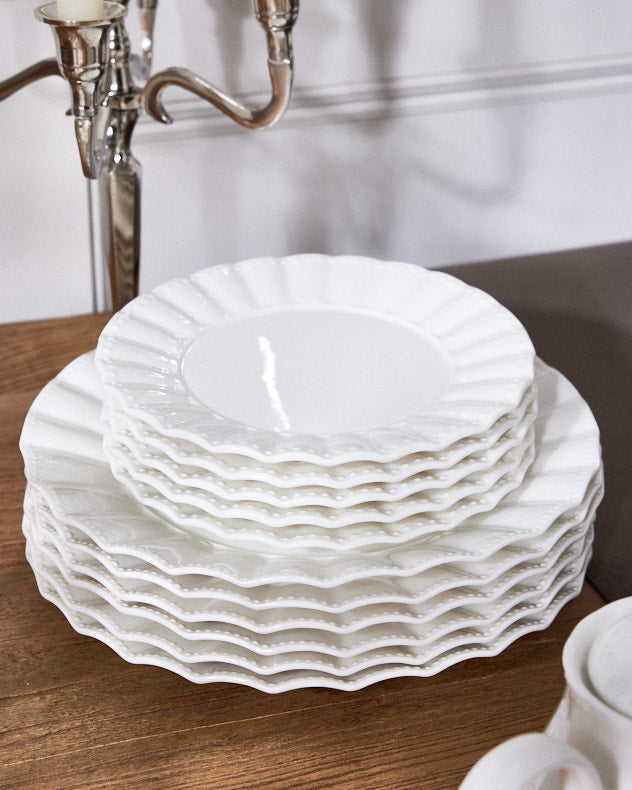 Tableware - Mysa White Porcelain Salad Plate