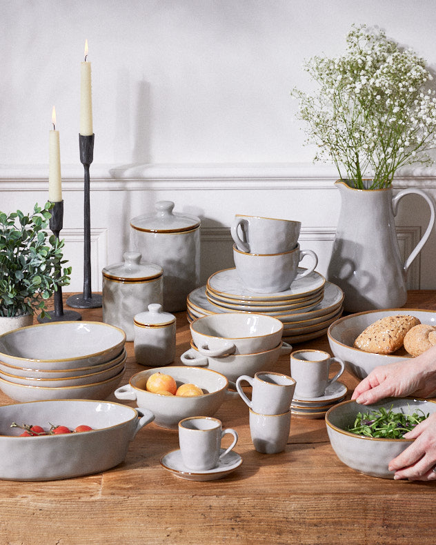 Grey Ceramic Tableware Collection