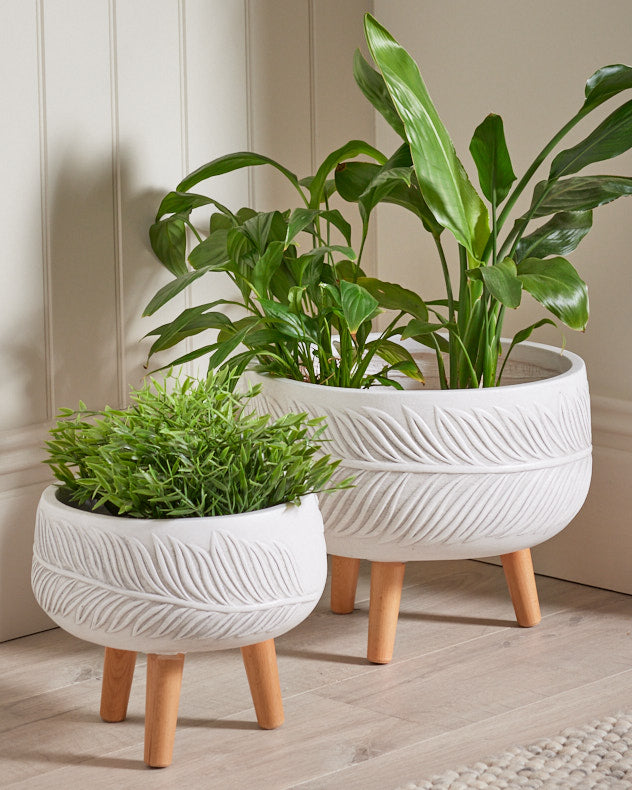 Ainsworth Set of 2 Footed Planters