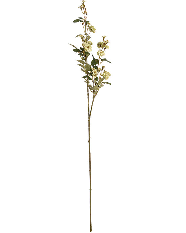 Faux Flowers - Faux Meadow Rose Spray