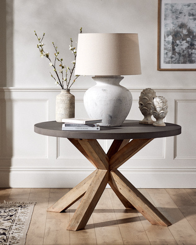 Lampe de table ronde Bayeux
