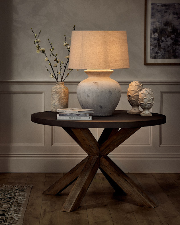 Lampe de table ronde Bayeux