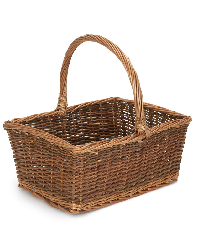 Traditional Wicker Shopping Basket