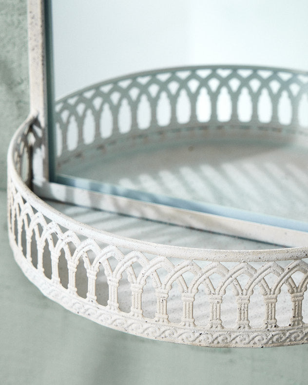 Set of 2 Wall Mirrors with Shelf