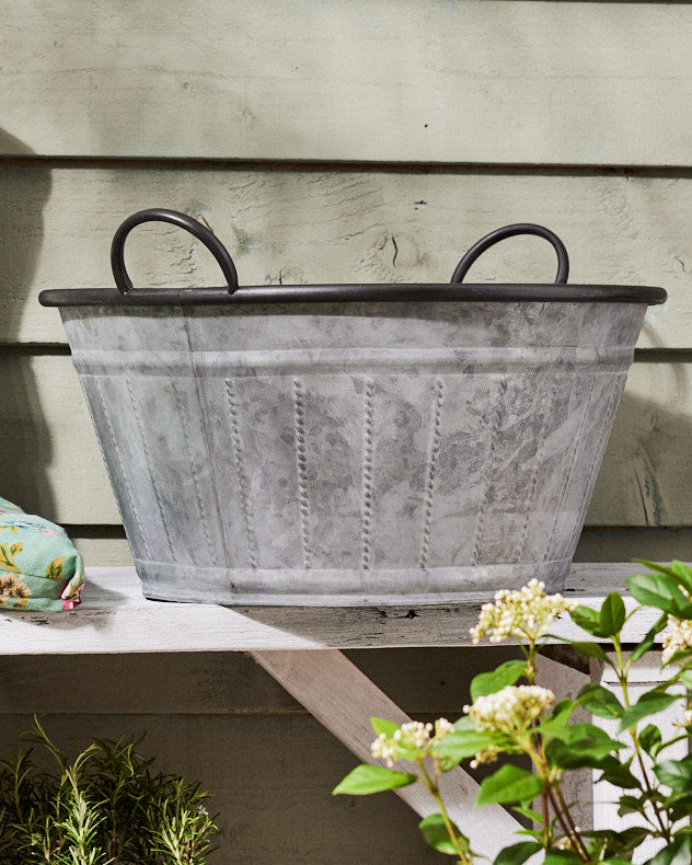Pots & Planters - Oval Planter Tub with Handles