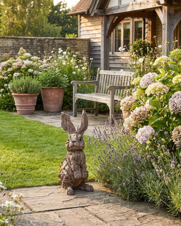 Textured Rabbit Ornament