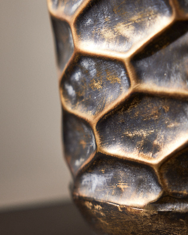 Tall Neck Antique Textured Jug Vase